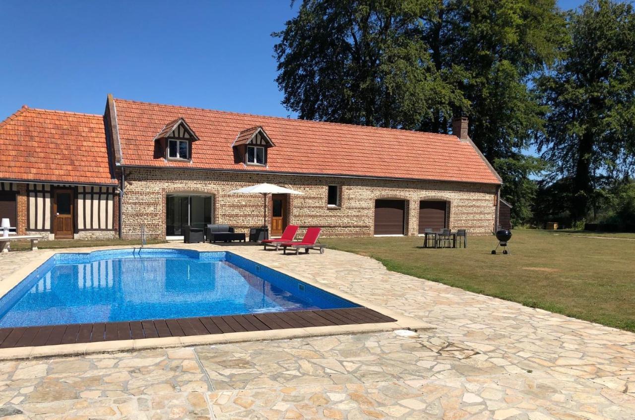Clos Celeste - Campagne D Etretat Avec Piscine Et Spa Ecrainville Ngoại thất bức ảnh