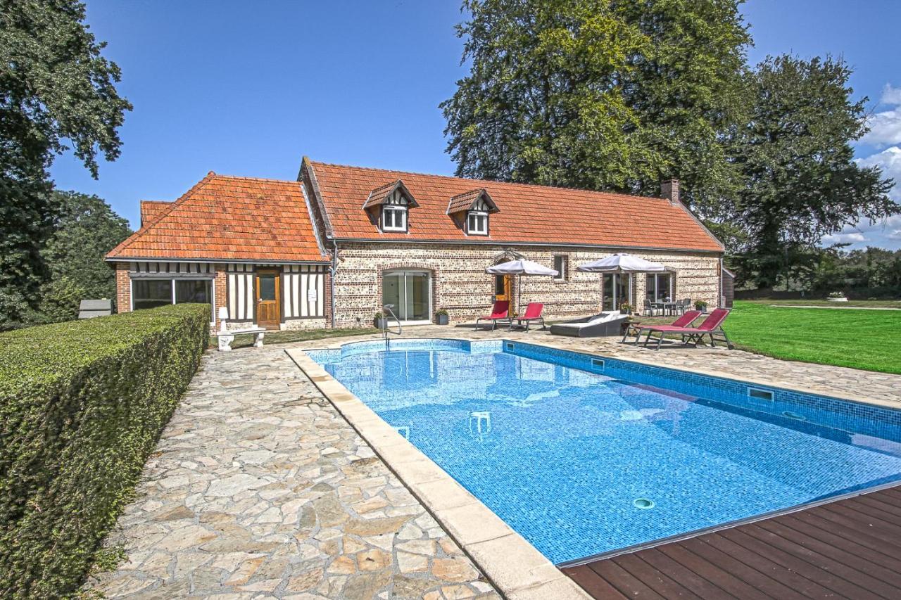 Clos Celeste - Campagne D Etretat Avec Piscine Et Spa Ecrainville Ngoại thất bức ảnh